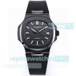 Swiss Replica AET REMOULD Patek Philippe Nautilus 5711 Black Ceramic Automatic Watch 